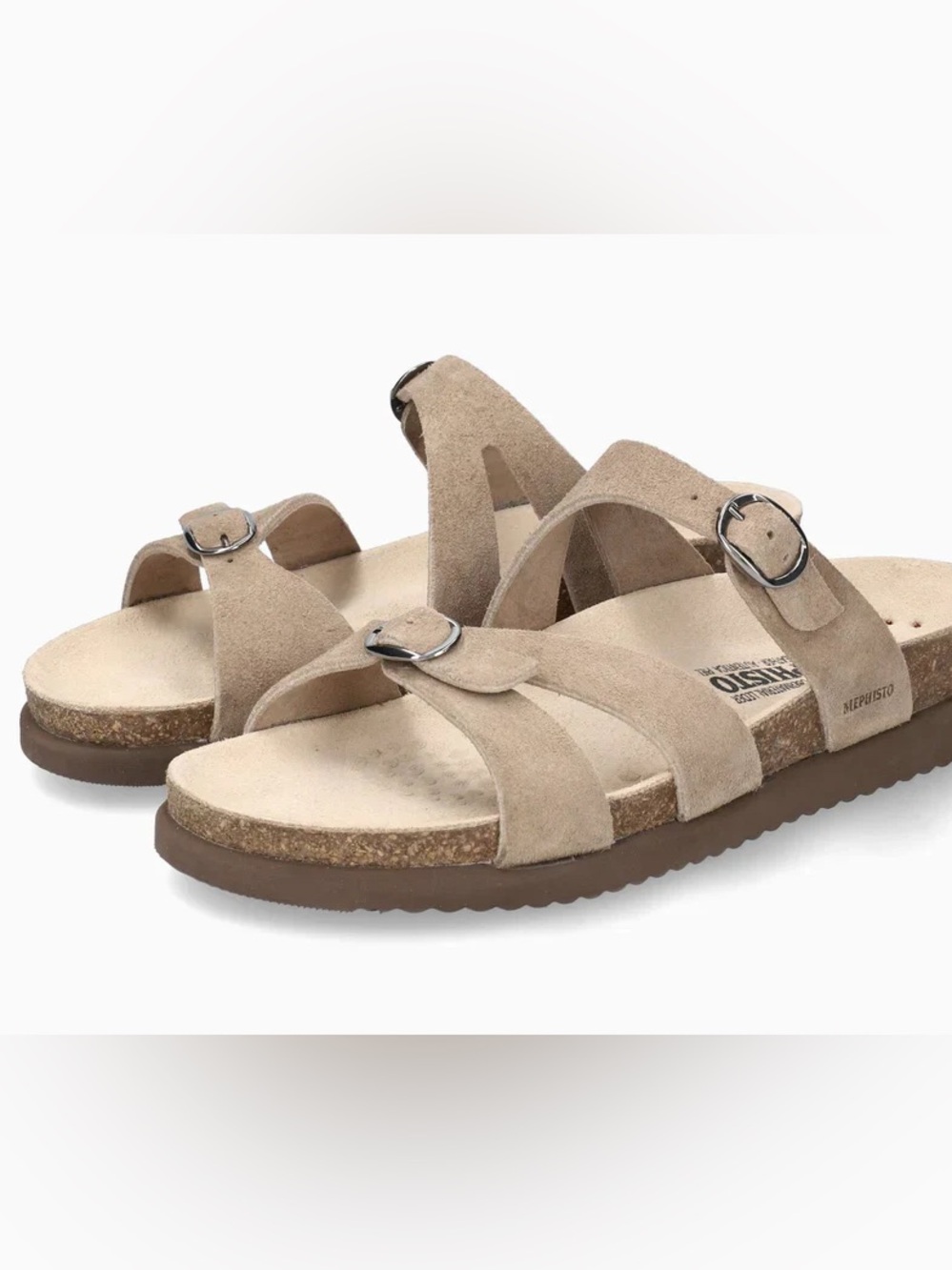Mephisto Hannel Sandals Warm Grey 38 - Picture 4 of 9